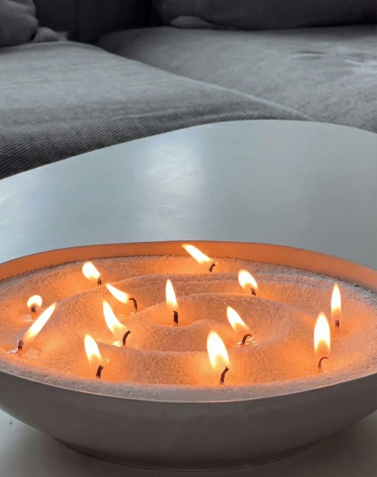 Lumae Sand Bowl Candle